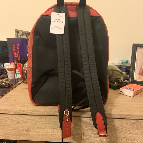 Brand new red coach bag never been used